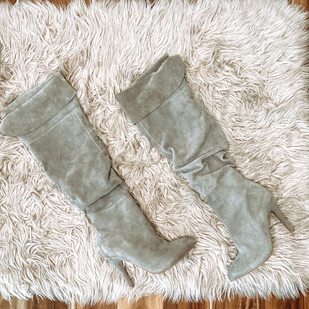 Kristin Cavallari Calissa Over Knee, Grey Suede